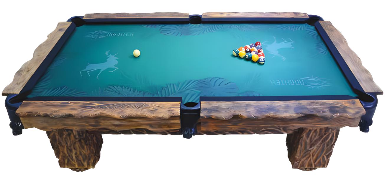 Holz Billardtisch Spieltisch Luxus Billard-Tisch Billardmöbel Freizeittisch 8ft