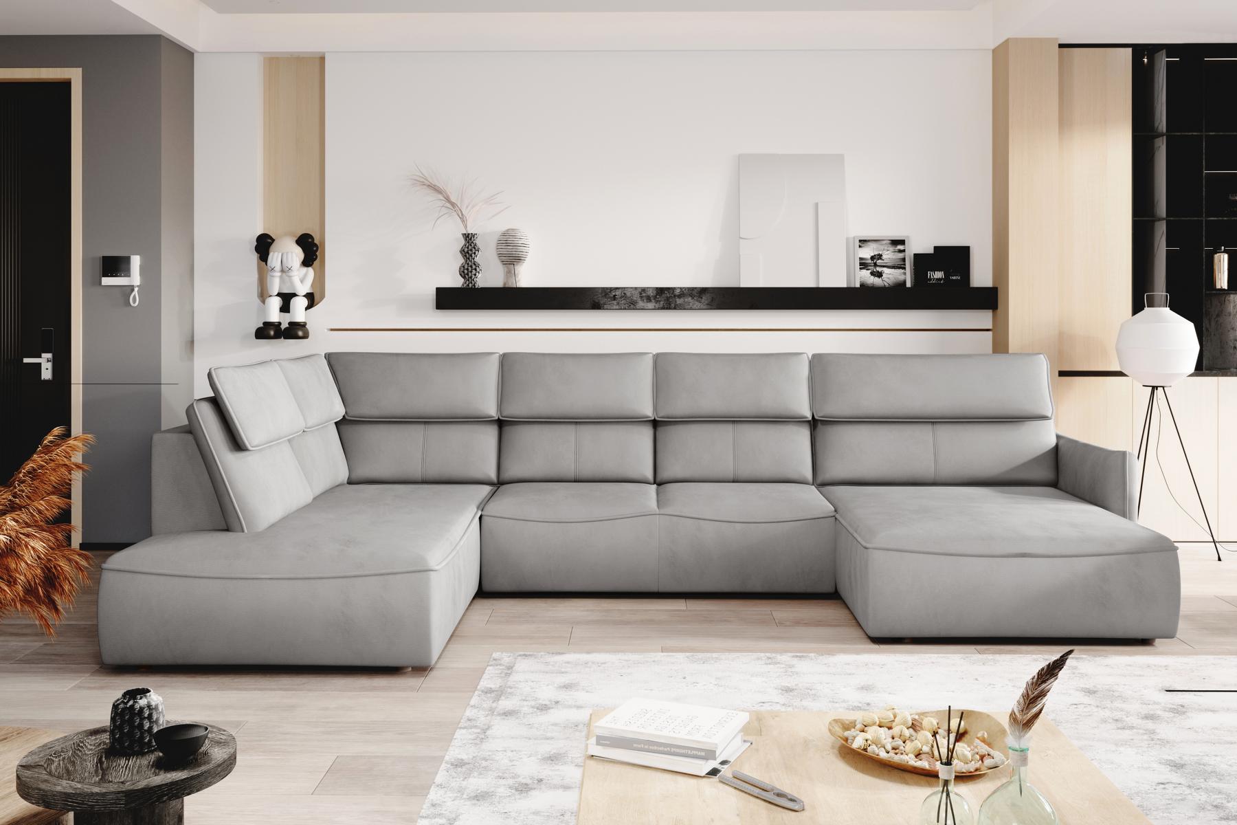 Luxus Design Eck Sofa Couch Polster Sitz Leder Garnitur Wohn Landschaft Möbel