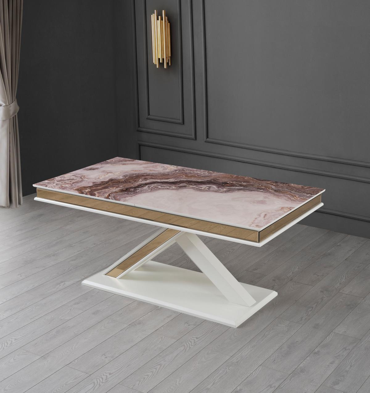 Luxus Esstisch Ausziehbarer Tisch Holz Tische Modern Esszimmer Design Neu