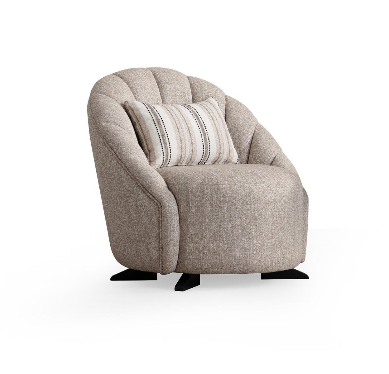 Sessel Sitz Modern Design Moderner Stoff Einsitzer Relax Stil Luxus Möbel Neu