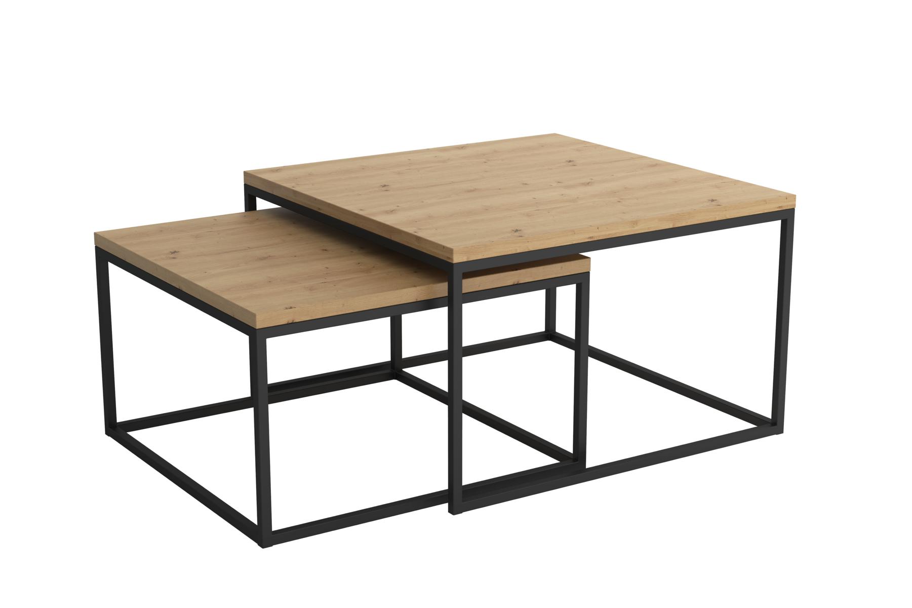 Kaffeetisch Beistelltisch Design Wohnzimmertisch Tische Doppel Set 2x Couchtisch