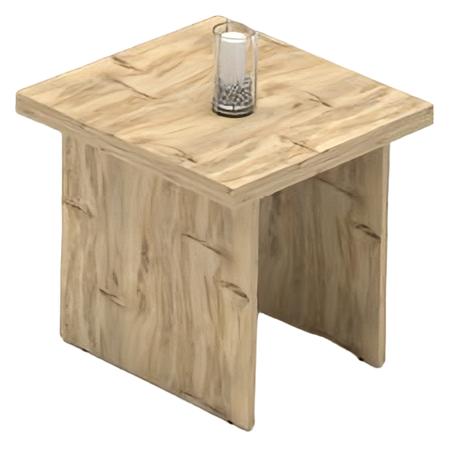 Couchtisch Quadratisch Beige Beistelltisch Wohnzimmertisch Holztisch Büro