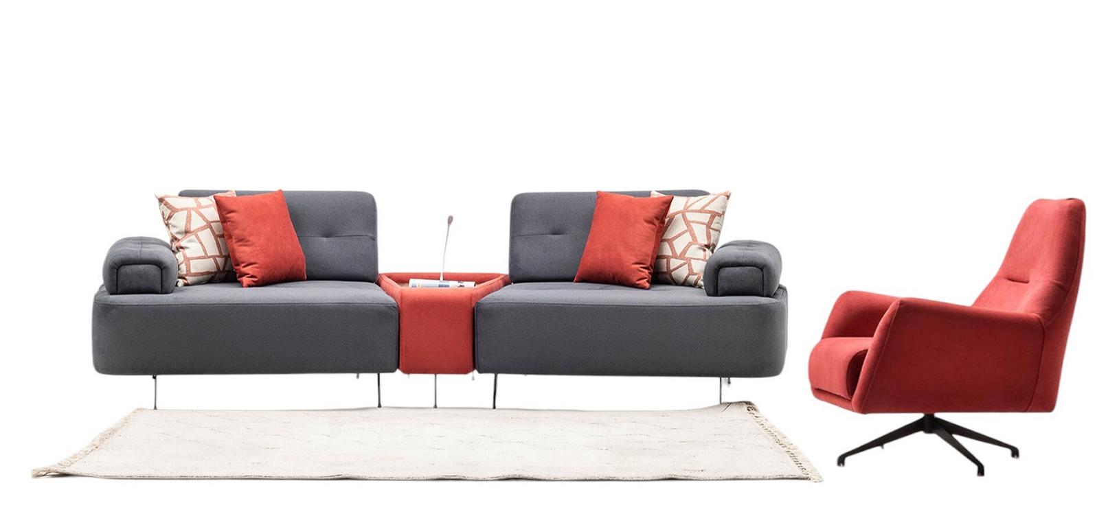 Sofaset Sofa-Set Sitzgruppe Couchgarnitur Polsterset Sofagarnitur Lounge 3+1