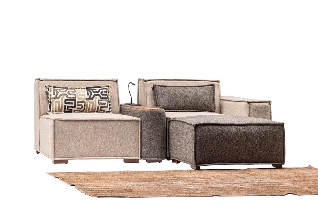 Wohnlandschaft Sofa Couch Set Sitzgruppe Sitzgruppe Lounge Polstergarnitur 3+1