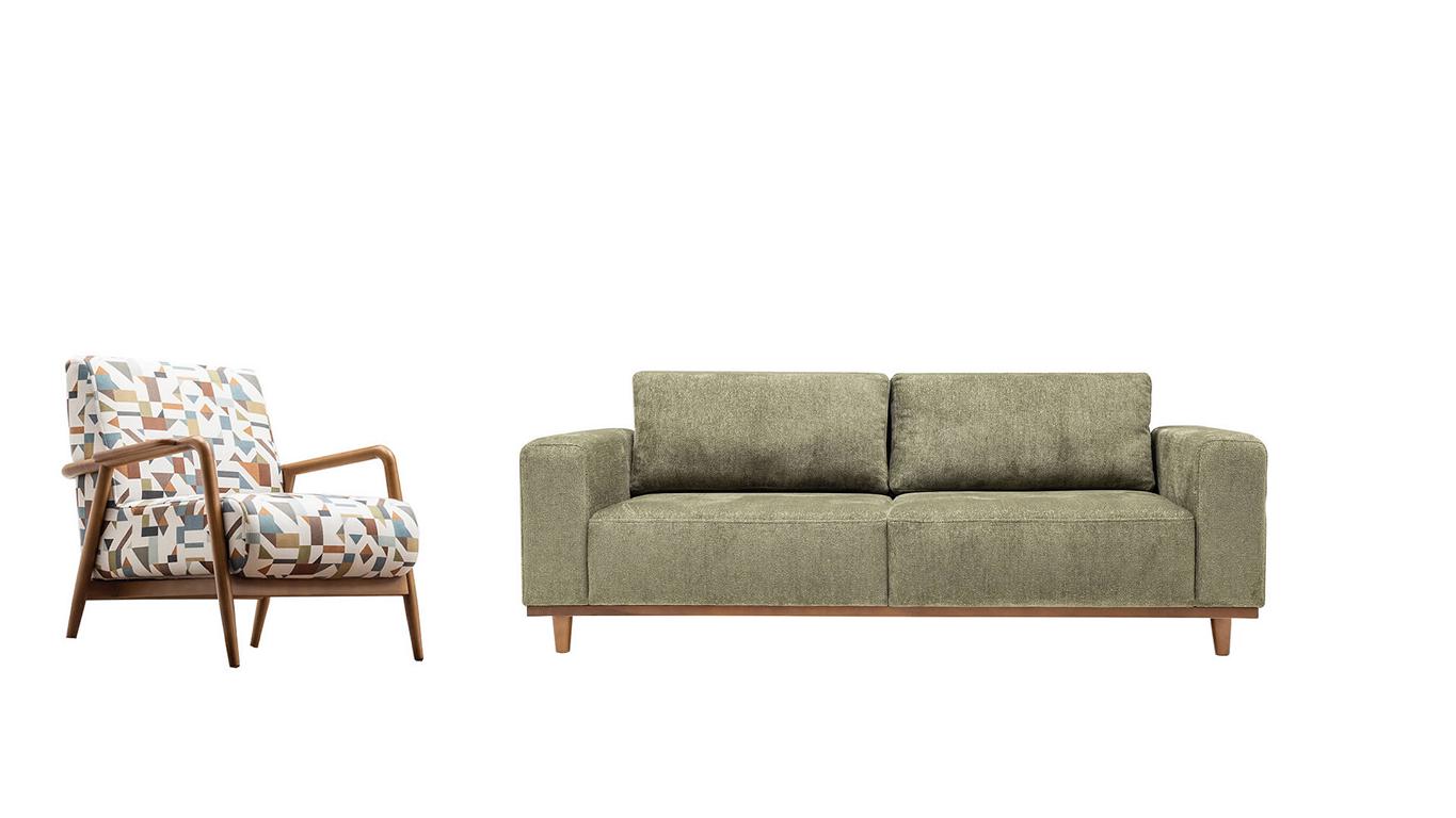 Wohnlandschaft Sofa Couch Set Sitzgruppe Sitzgruppe Lounge Polstergarnitur 3+1