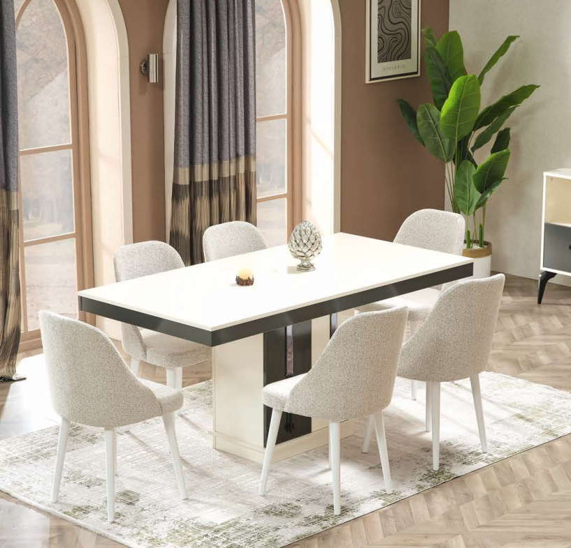 Luxus Esszimmer Komplett Esstisch Luxus 6x Stühle Design Möbel Set