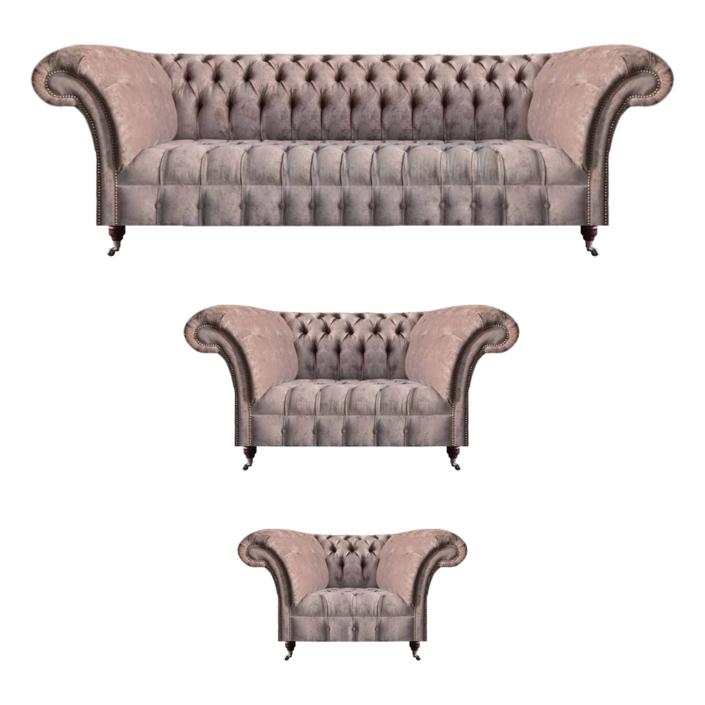 Sofagarnitur Komplett 4+2+1Textil Sofas Set Wohnzimmer Möbel Chesterfield