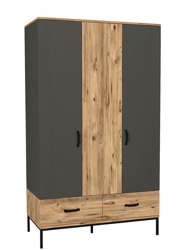 Kleiderschrank Kindezimmer Moderne Möbel Holz Luxus Design Braun Jugendmöbel