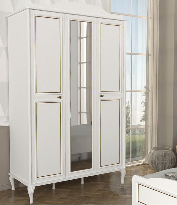Kleiderschrank Kindezimmer Moderne Möbel Holz Luxus Design Weiß Jugendmöbel