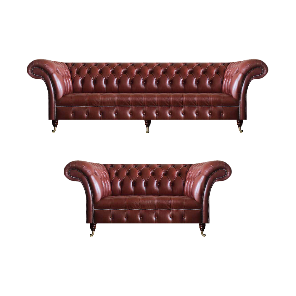 Wohnzimmer Moderne Leder Komplett Sofagarnitur 3+2 Sitzer Polstermöbel