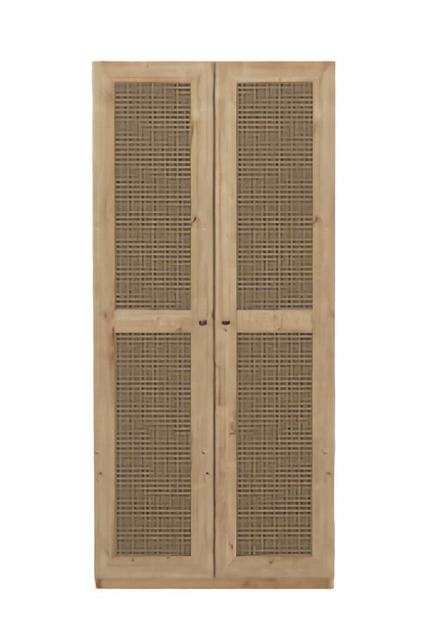 Kleiderschrank Schrank Wandschrank Garderobe Schlafzimmer Modern Braun 90cm