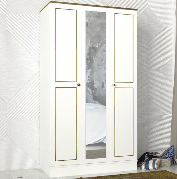 Schlafzimmer Kleiderschrank Holz Luxus Design Weiß Moderne Möbel