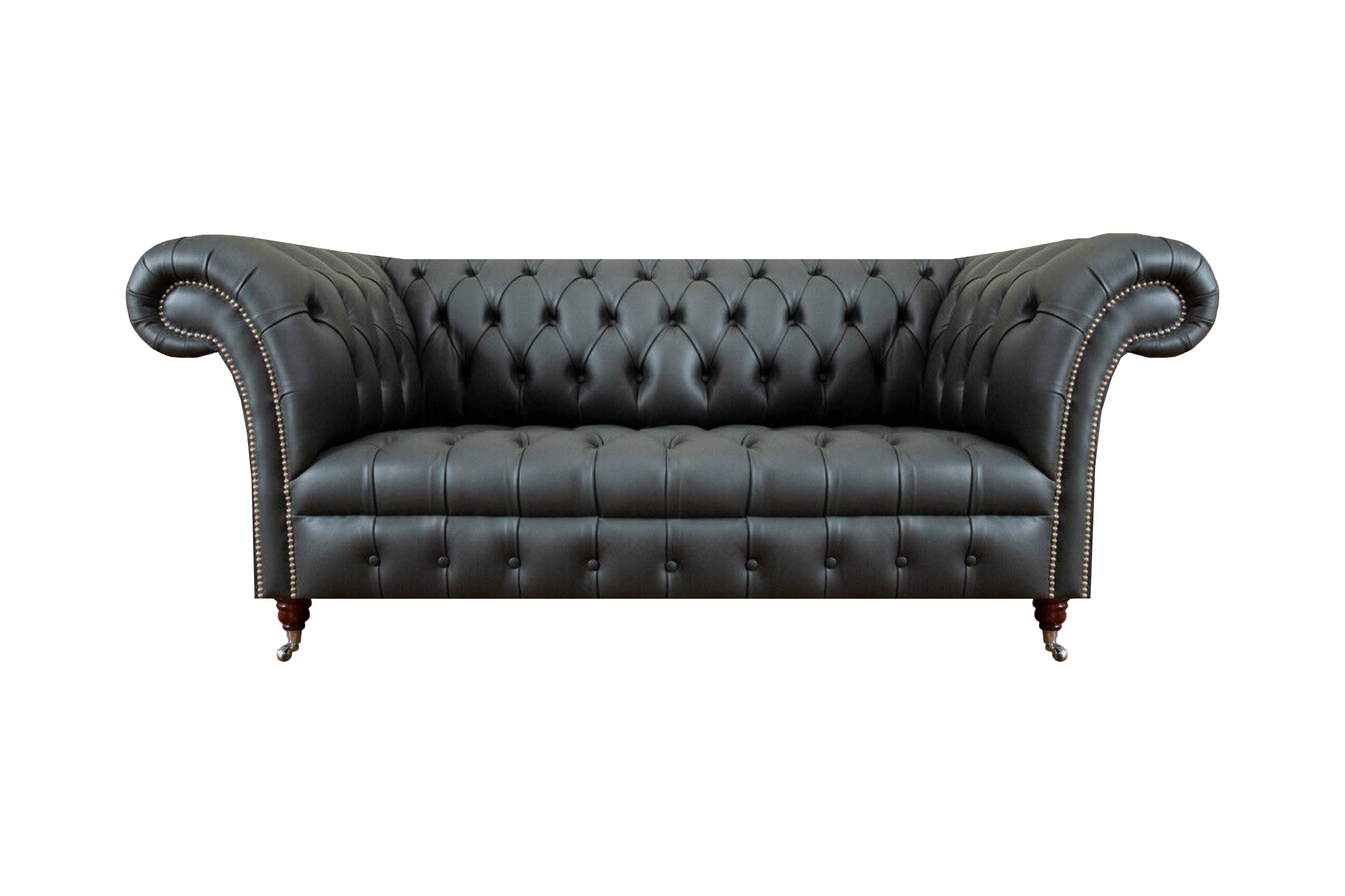 Wohnzimmer Sofa Dreisitzer Luxuriöse Moderne Sofas Grau Couch Chesterfield
