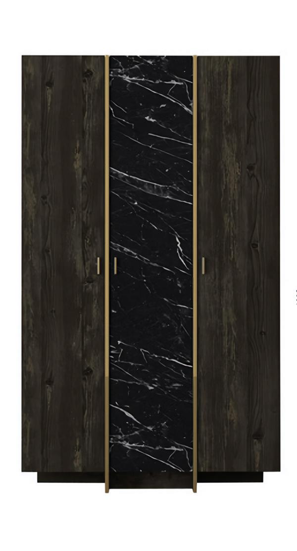 Kleiderschrank Schlafzimmer Moderne Möbel Schwarz Holz Luxus Design