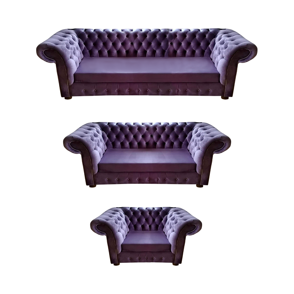 Komplett Set 3tlg Wohnzimmer 2x Sofas Chesterfield Sessel Neu Polstermöbel