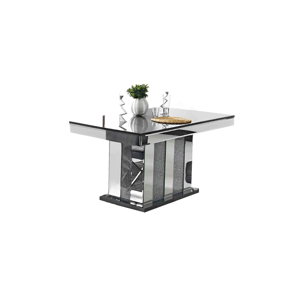 Esszimmertisch Speisetisch Design Esstisch Spiegel Glastisch Tische 180x90