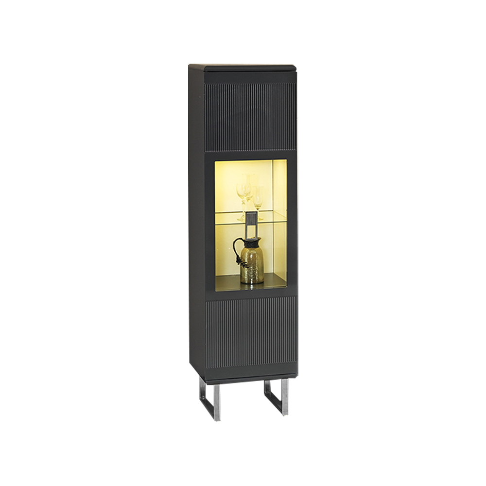 Wohnzimmer Glasvitrine Schrank Anrichte Glasschrank Sammlerschrank Esszimmer