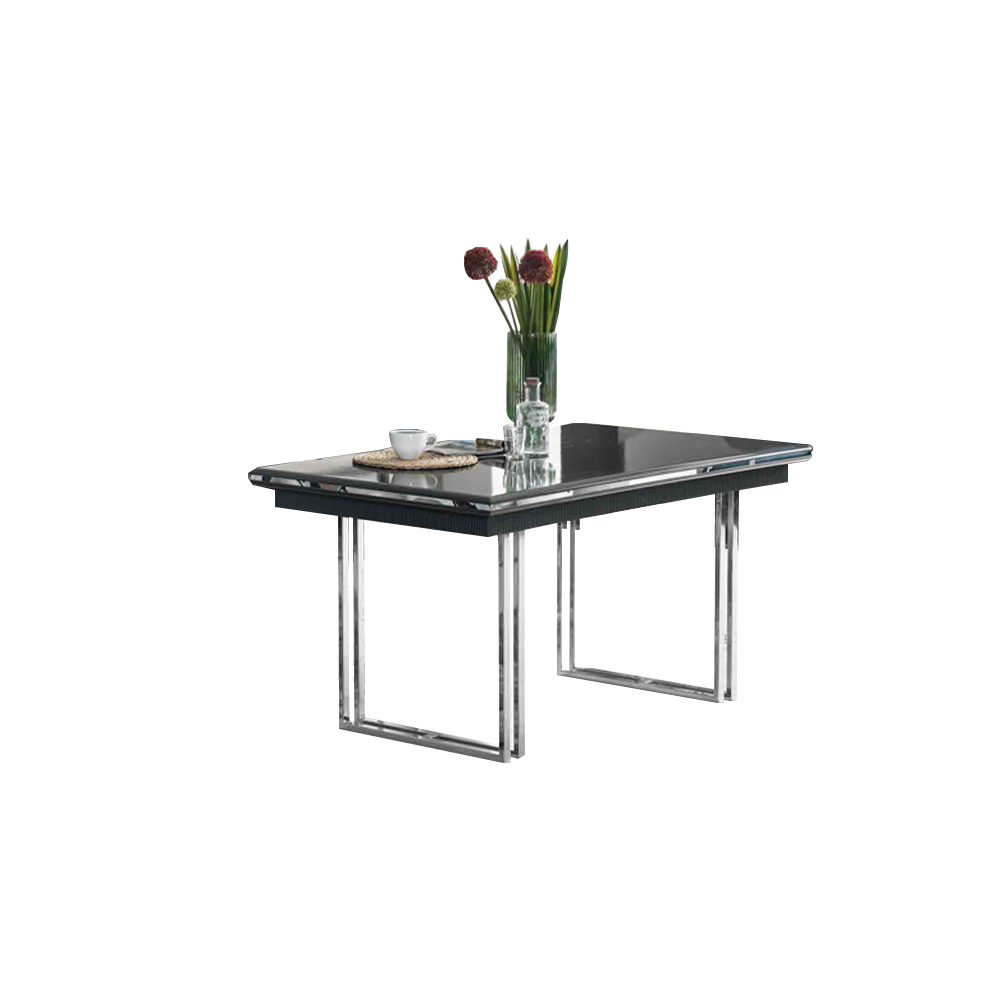 Esszimmertisch Speisetisch Design Esstisch Glastisch Tische 180x90 Schwarz