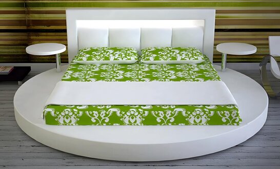 Rundbett Betten Möbel Schlafzimmer Bett Rundes Ehebett mit Nachttischen