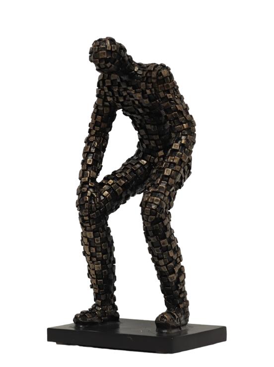 Design Mann Figur Antik Stil Skulptur Figuren Skulpturen Dekoration Deko 34cm