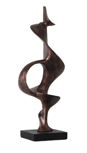 Design Spirale groß Figur Statue Skulptur Figuren Skulpturen Dekoration Deko