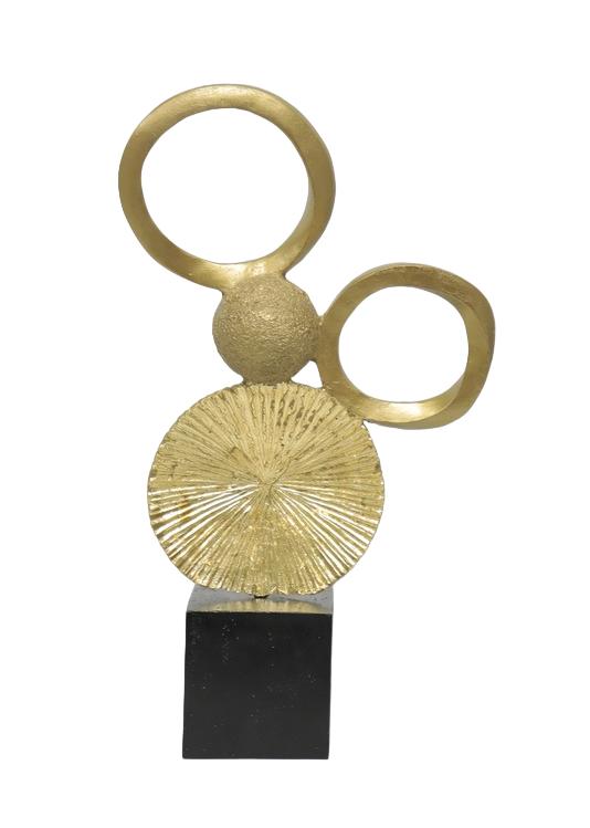 Design Rundes Kugel-Schmuckstück Skulptur Figuren Skulpturen Dekoration Deko Neu