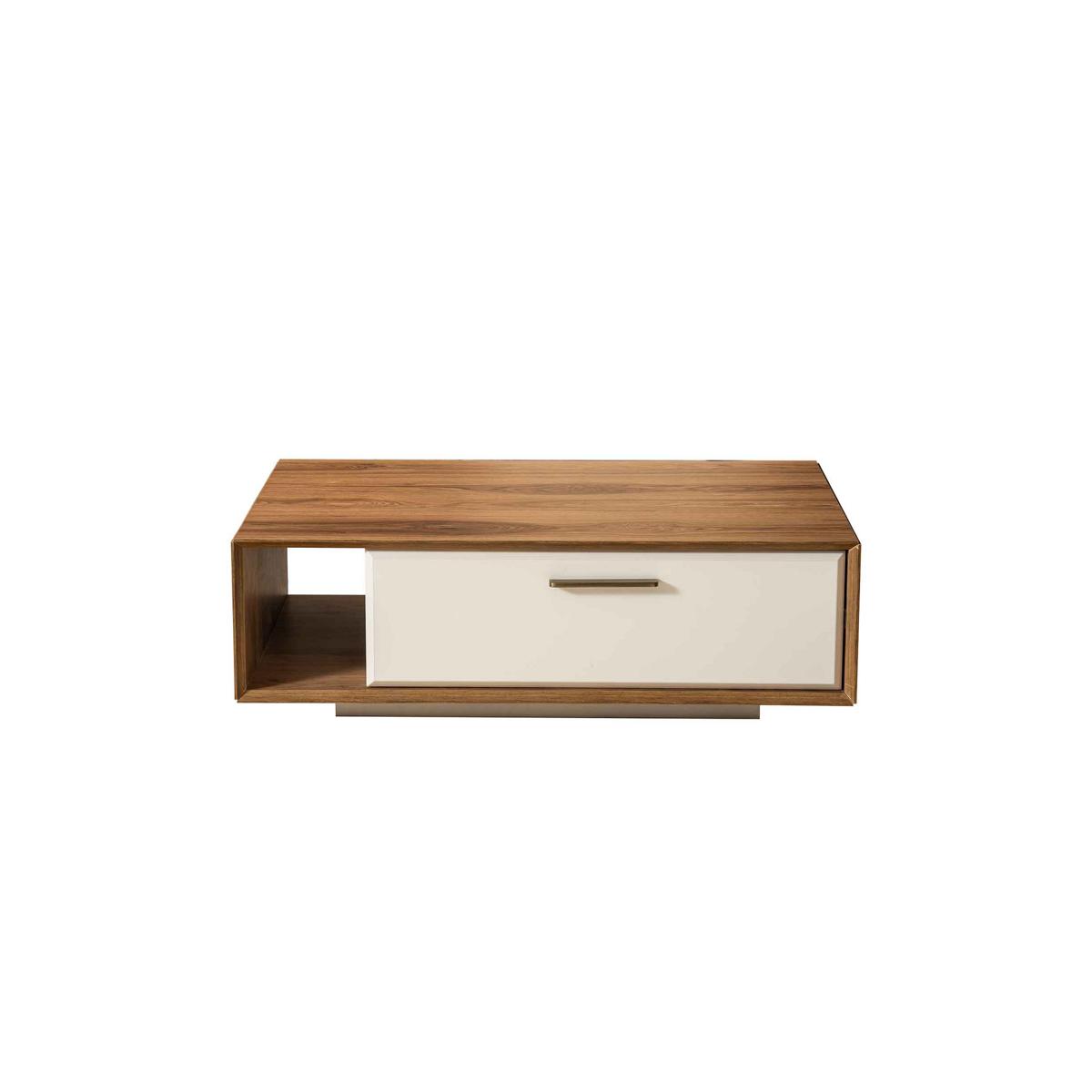 Wohnzimmer Brauner Couchtisch Luxuriöser Kaffeetisch Edler Sofatisch