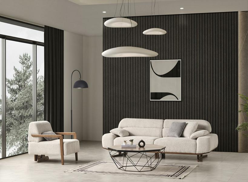 Sofagarnitur 2tlg Wohnzimmer Luxus Sofas Komplett 3+1 Sitzer Polstermöbel