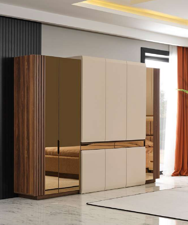 Kleiderschrank Design Luxus Schrank Modern Stil Schlafzimmer Möbel Neu