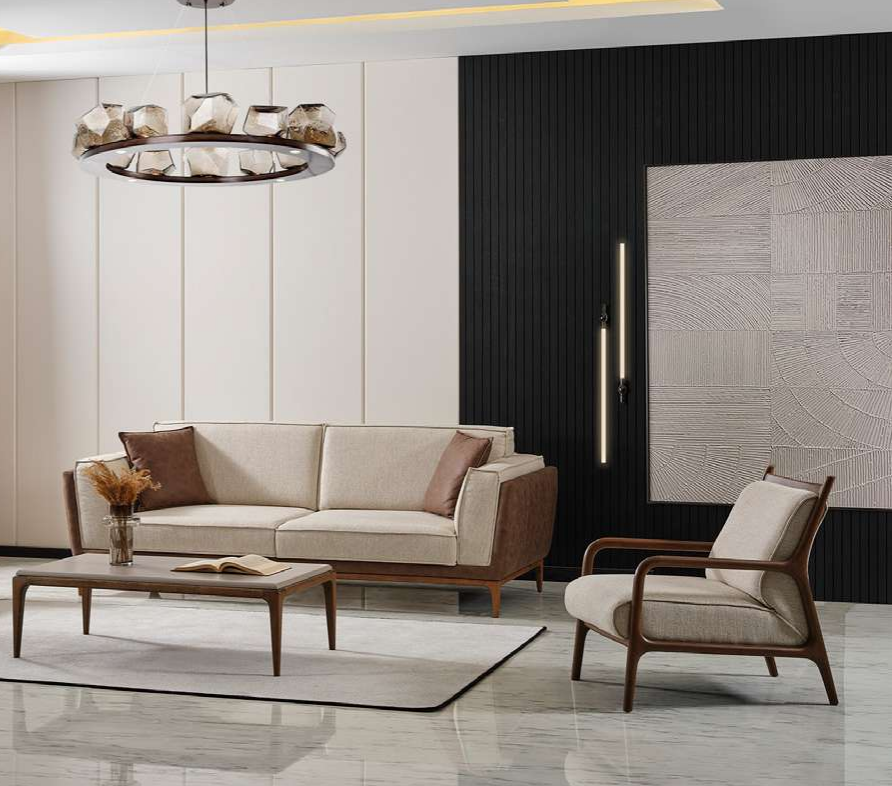 Sofaset Polstergarnitur Couchgarnitur Sofalandschaft Couch Tisch 3tlg.