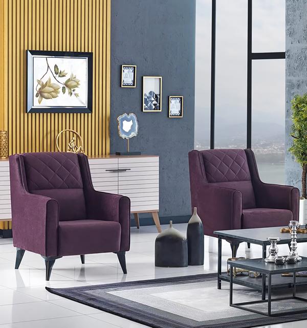 Polstersessel Clubsessel Loungesessel Sessel Rezeption Hotel Lobby 2tlg