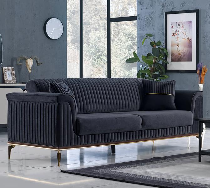 Sofa Dreisitzer Polstercouch Couch Sitzmöbel Polster Möbel Polstermöbel