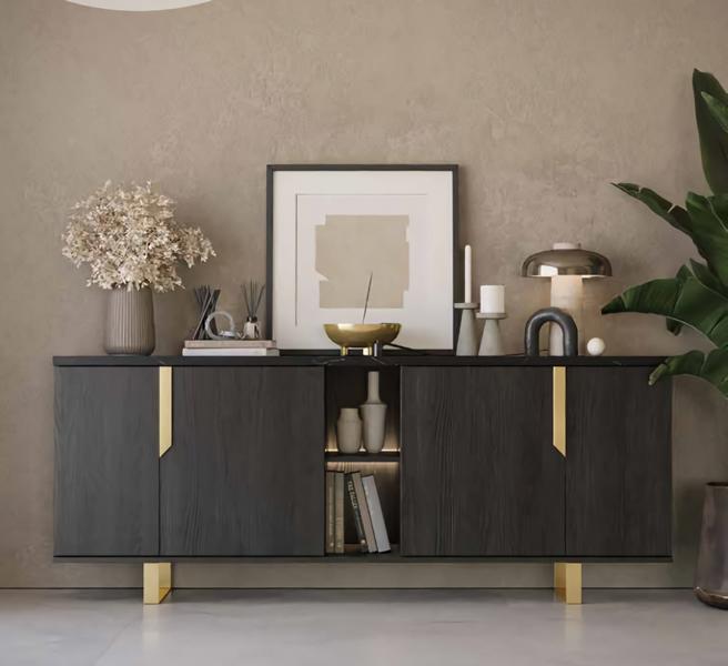 Schubladenschrank Sideboard Lowboard TV-Schrank TV-Board RTV Rack Multimedia