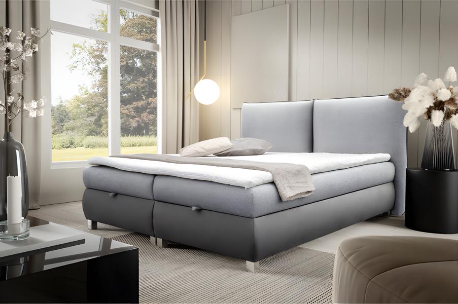 Bett Polster Design Luxus Doppel Hotel Betten Königliches Modern Holz Möbel Neu
