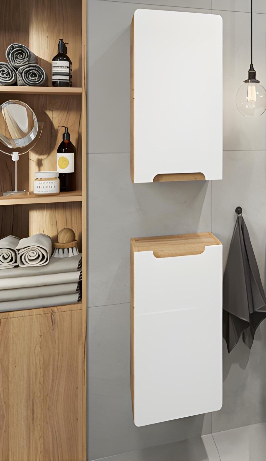 Badezimmer 2x Wandschränke Wandmöbel Wandhängeschrank Badmöbel Hängeschrank