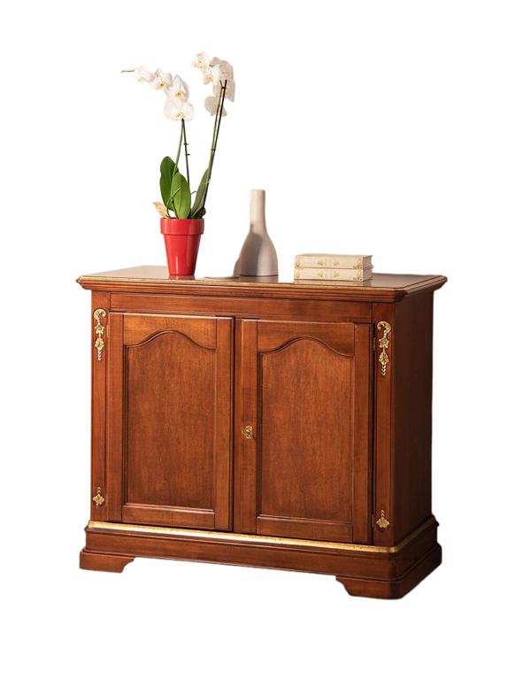 Sideboard Arbeitszimmer Wohnzimmer Exclusive Art déco Holz Soft Tür JV Möbel