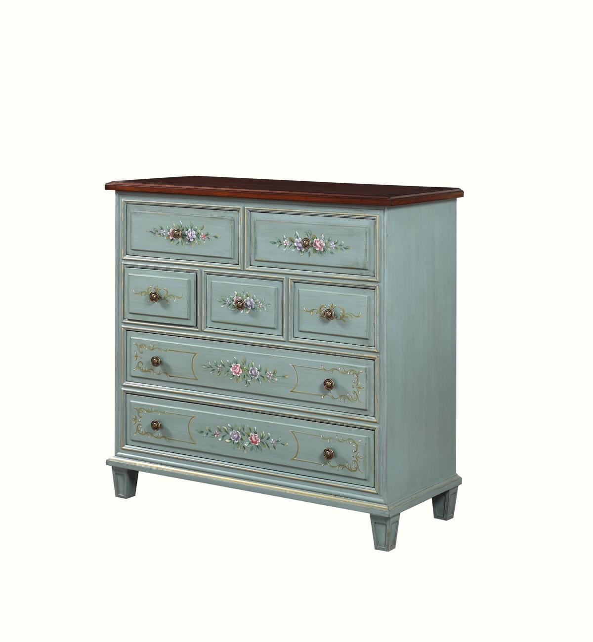 Kommode 108cm Sideboard Schrank Anrichte holz Schrank Möbel Kommoden Massivholz
