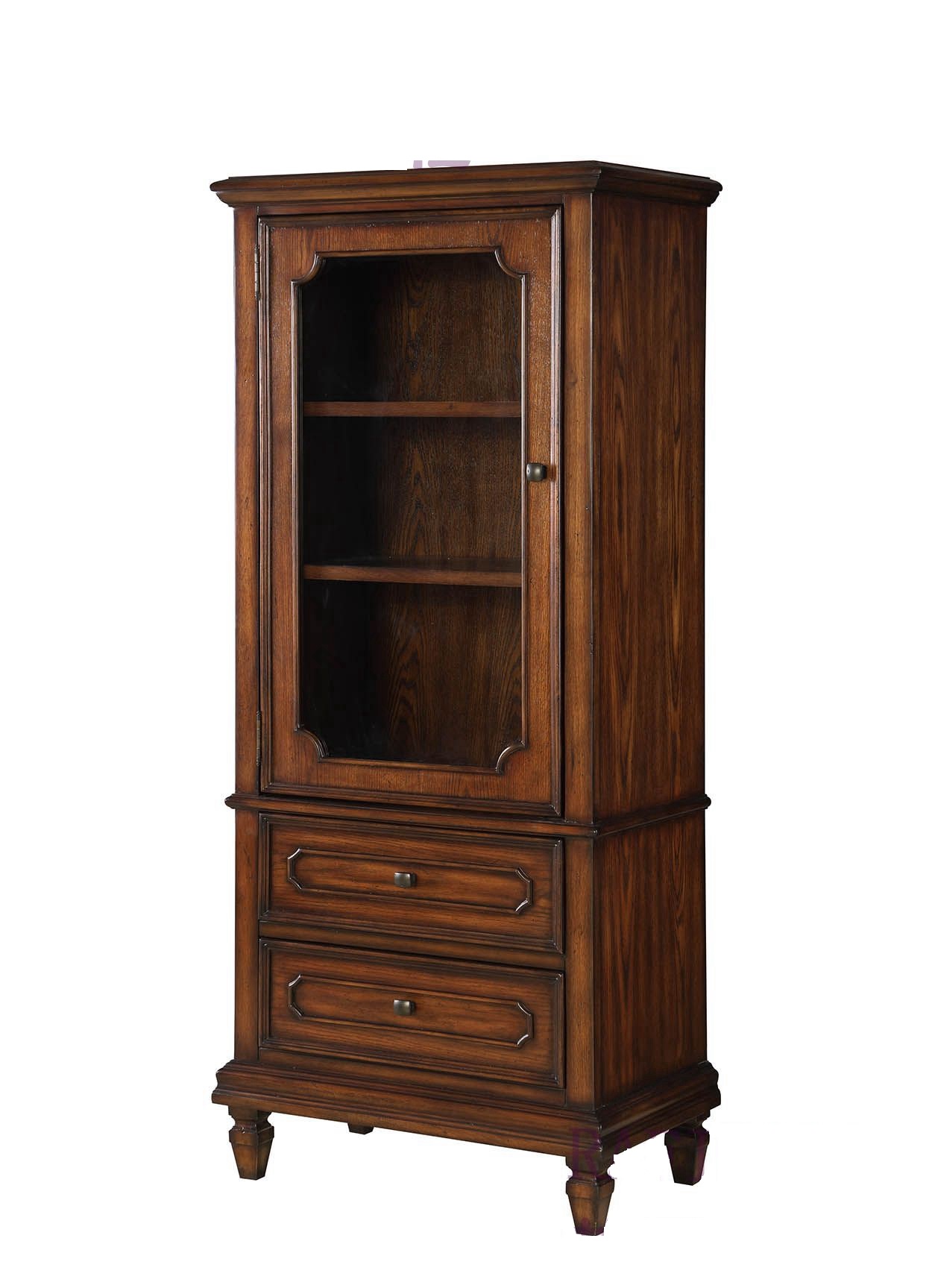 Vitrine Wohnzimmer Möbel Anrichte Massive Holz Vitrinen Glas Schrank Echtholz