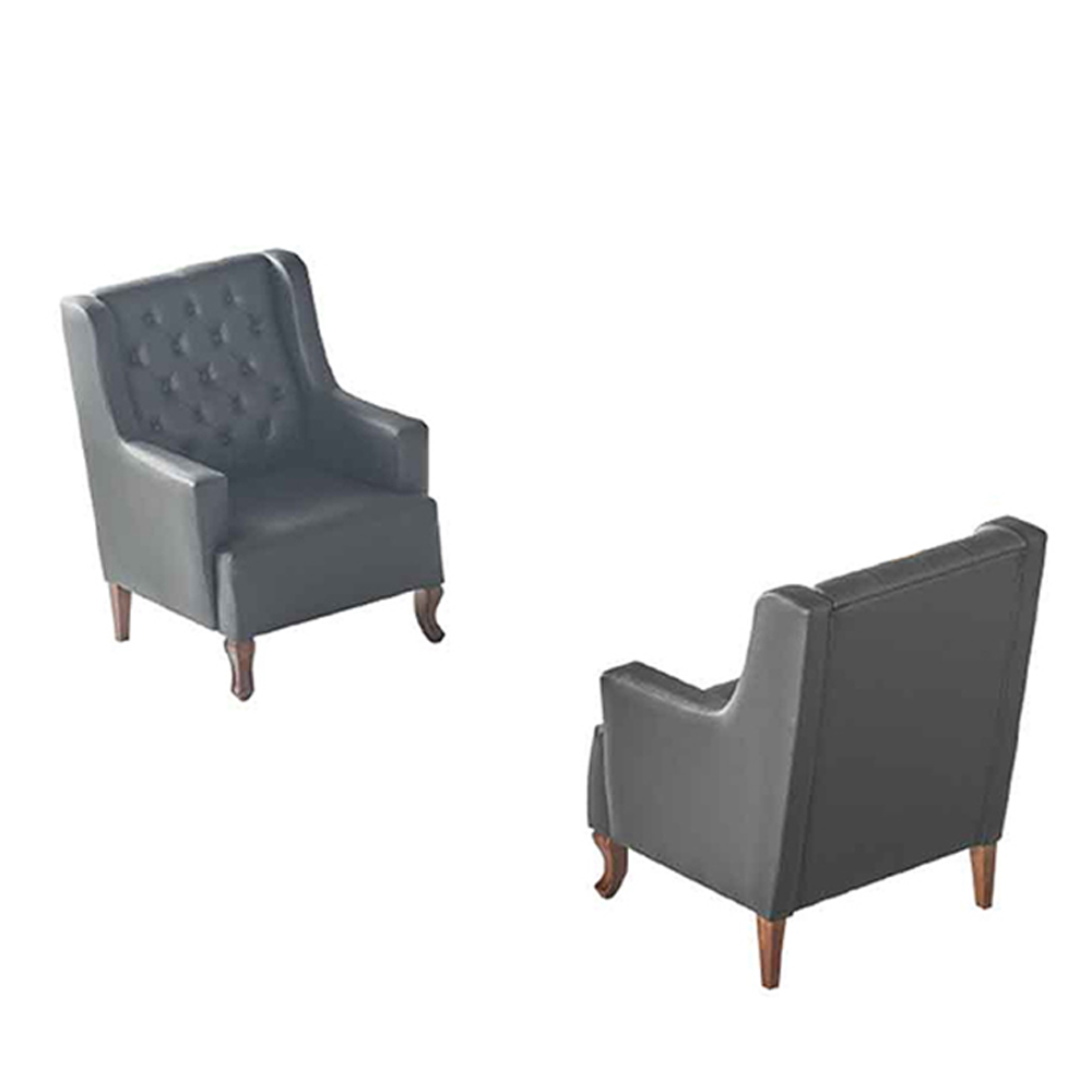 Sessel Chesterfield Desgin Klassisch 1-Sitzer Knöpfe Lehnsessel Knöpfe
