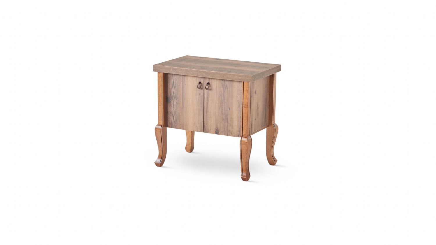 Kommode Braun Türen Stauraum Klassisch Rechteckig Holz Sideboard Büro