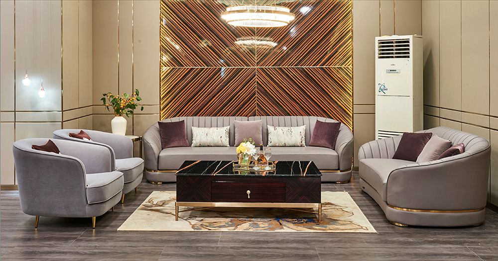Sofagarnitur Leder Set Design Sofa Polster Couchen Couch Modern Luxus Komplett