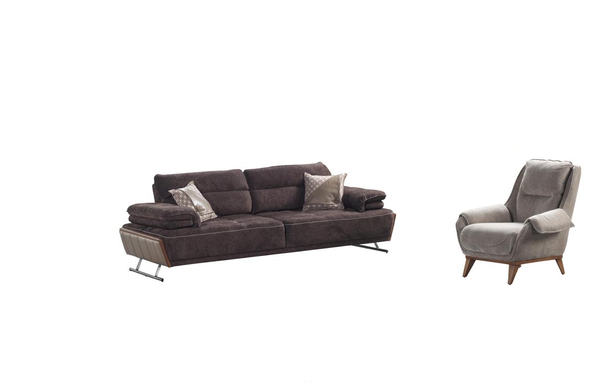 Sofa 3-Sitzer Couch Lounge-Garnitur Komplettsofa Relaxgarnitur Wohnzimmer 2tlg