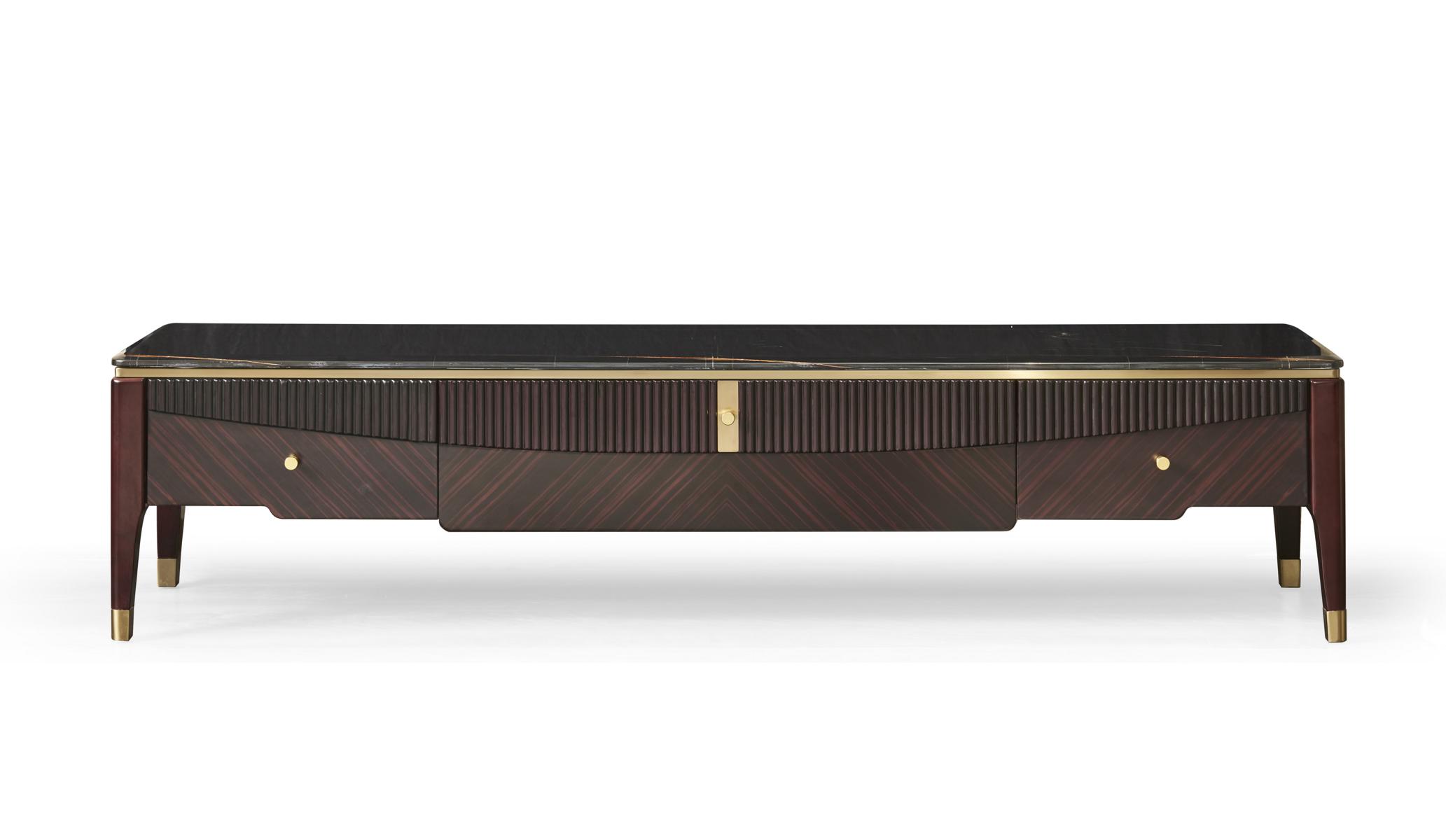Design Kommode Anrichte Side Lowboard Schrank Regal Luxus Beleuchtet Wohn Zimmer