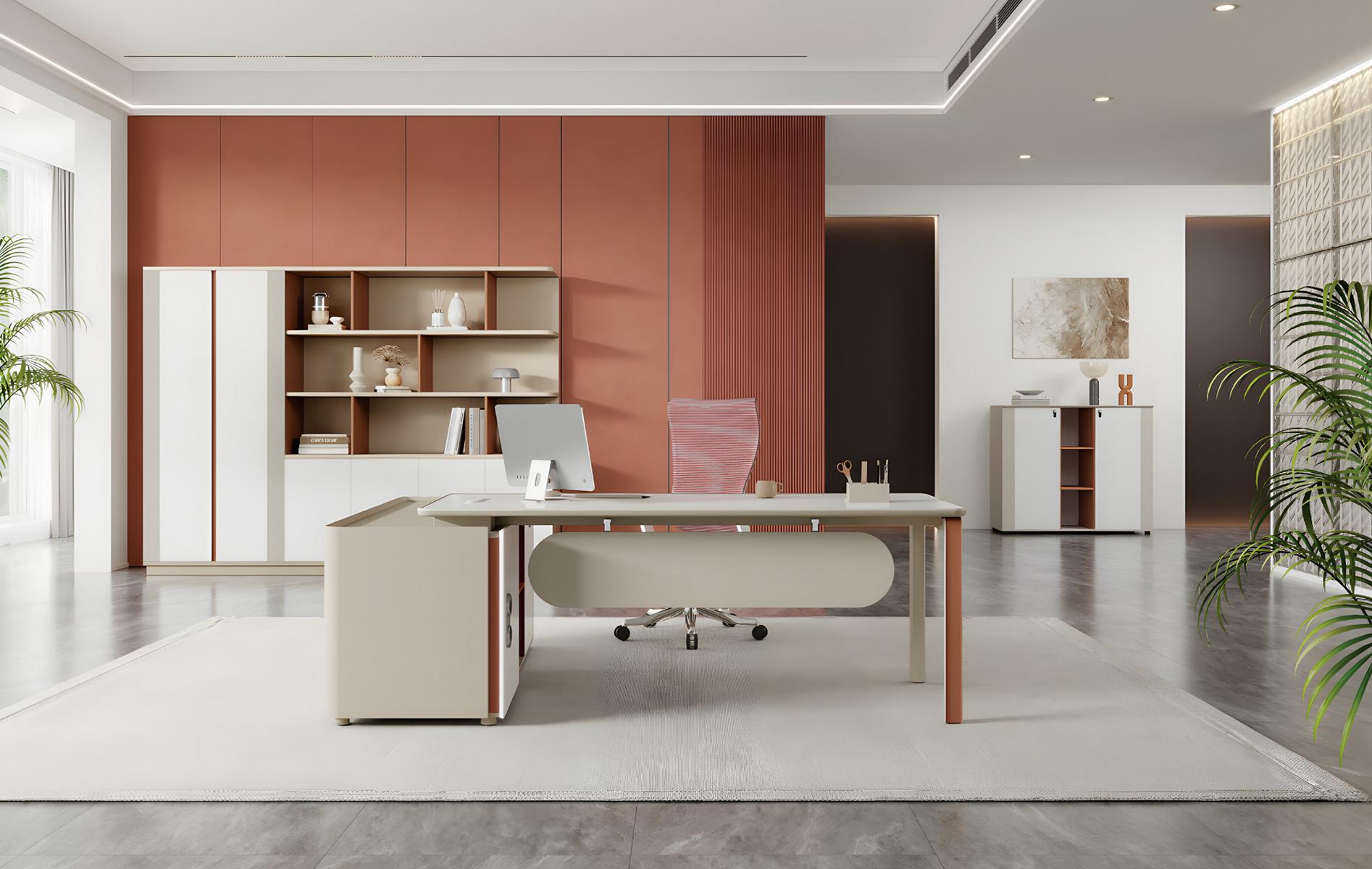 Büro Einrichtung Büroschrank Schreibtisch Homeoffice Schreibtisch Schrank 3tlg.