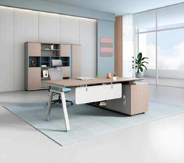 Schreibtisch Büro Einrichtung Homeoffice Schreibtisch Schrank Büroschrank 2tlg.