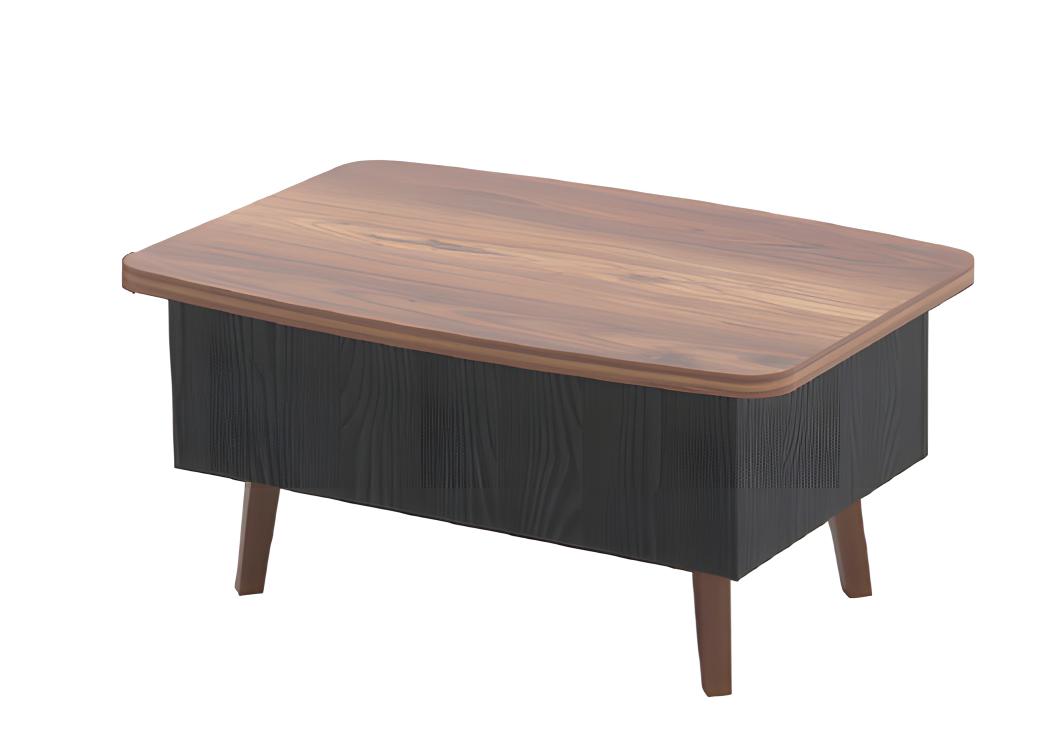 Couchtisch Luxus Braun Design schwarz Modernes Material Holz