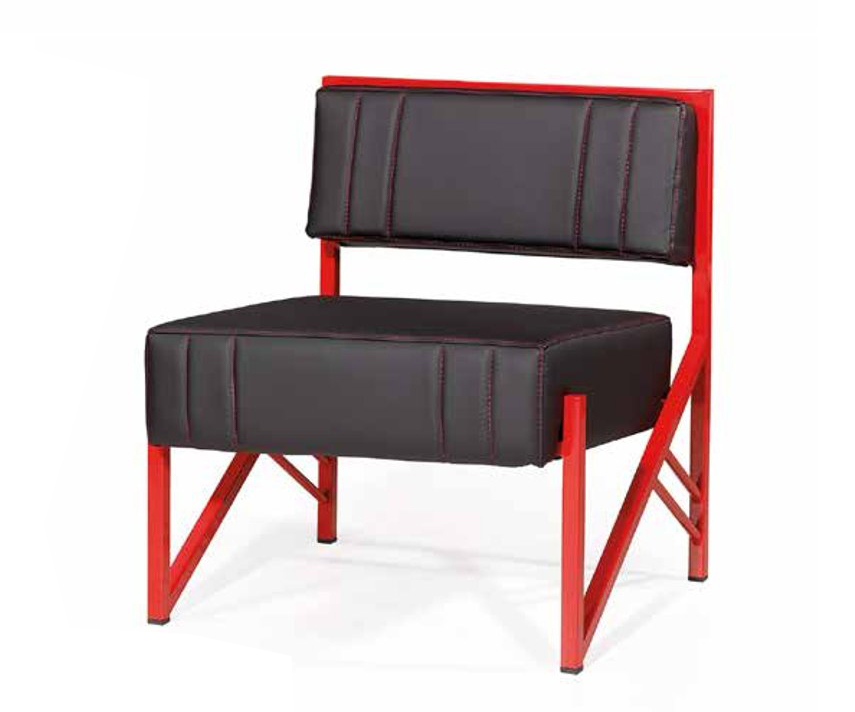 Relaxsessel Sofa Sessel Polstersessel Couch Lounge Büro Hotel Club Schwarz