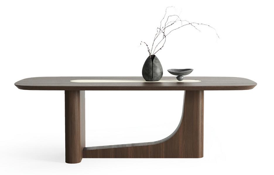 Modern Esstisch Elegant Braun Tisch Langlebig Esszimmer Tisch Küchentisch