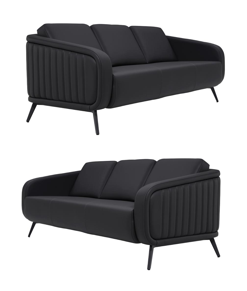 Sofagarnitur Couch Polster Modern 3+3 Sitzer Set Design Sofas Polster Leder