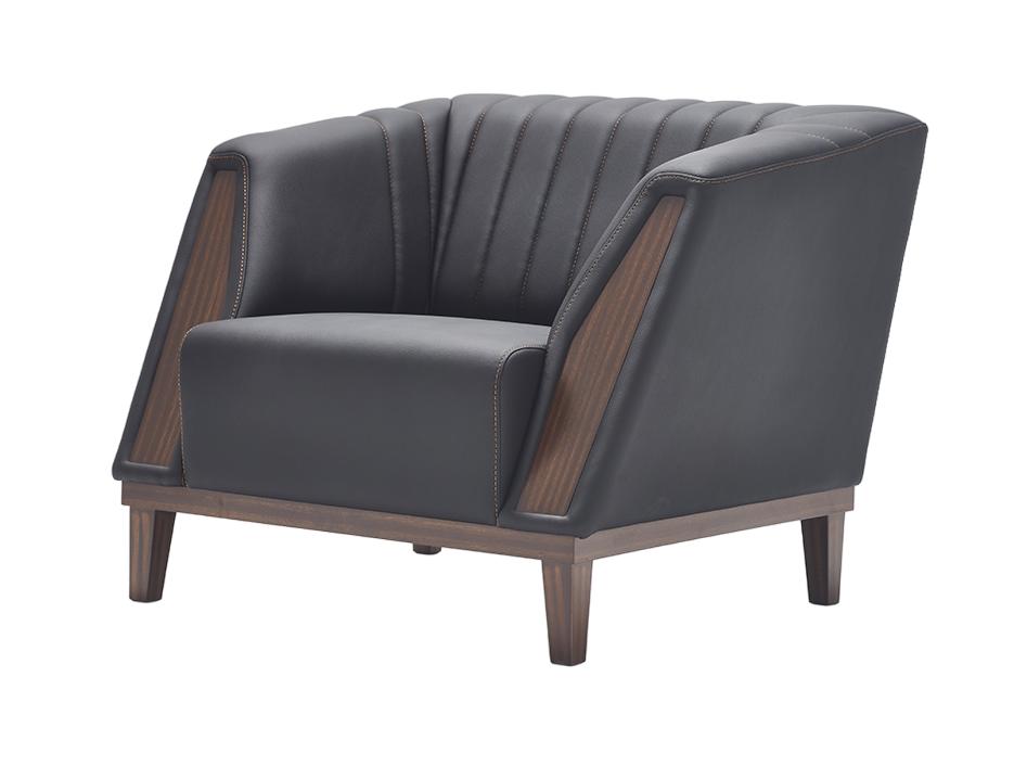 Sessel Büromöbel Leder Couchen Sitzer Set Sofa Polster Couch Sessel